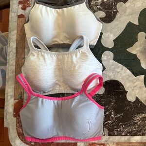 Three Natori sports bras 34DD